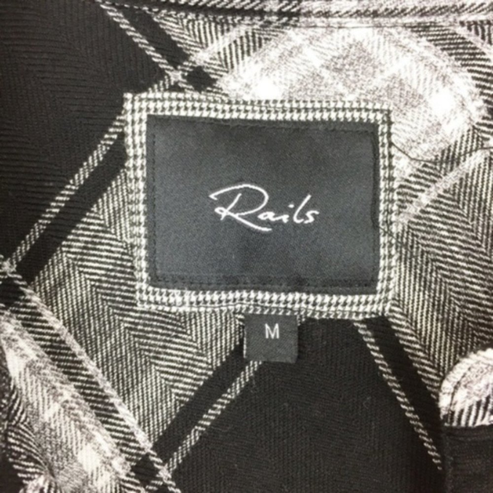 Rails | Gianna Western Plaid Fringe Button Down - image 6